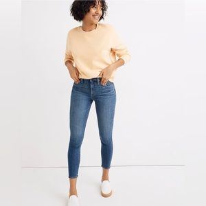 NWT Madewell Petite Curvy High Rise Skinny Crop, Dalstrom Wash